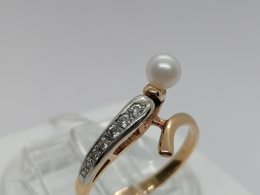 КОЛКМИ585 КОЛЬЦО С КАМНЯМИ (Au 585)
