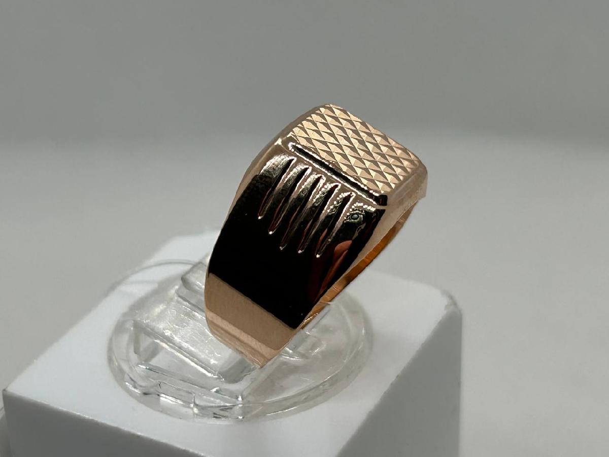 4148а-1 КОЛЬЦО ПЕЧАТКА без камня (Au 585)