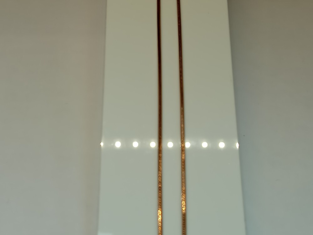 ЦЕПЬ ПУСТОТЕЛАЯ Жгут(снейк) (Au 585)