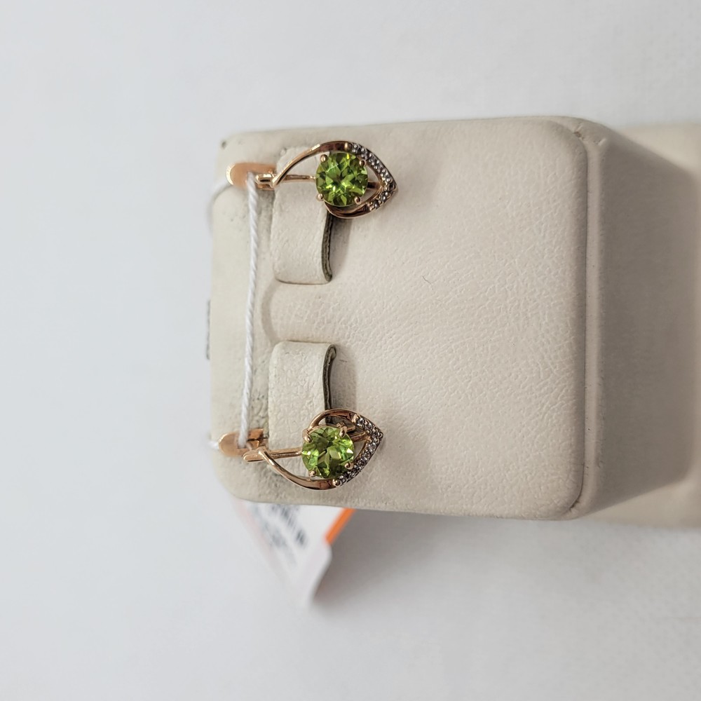 СЕРЬГИ С КАМНЯМИ (Au 585)