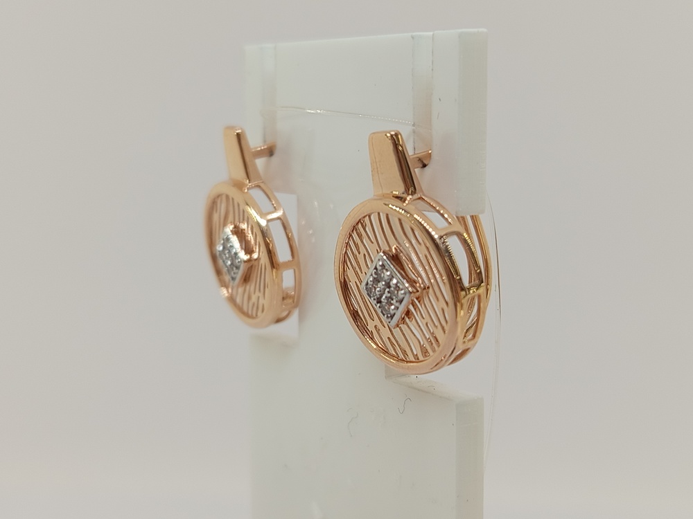 СЕРЬГИ С КАМНЯМИ (Au 585)