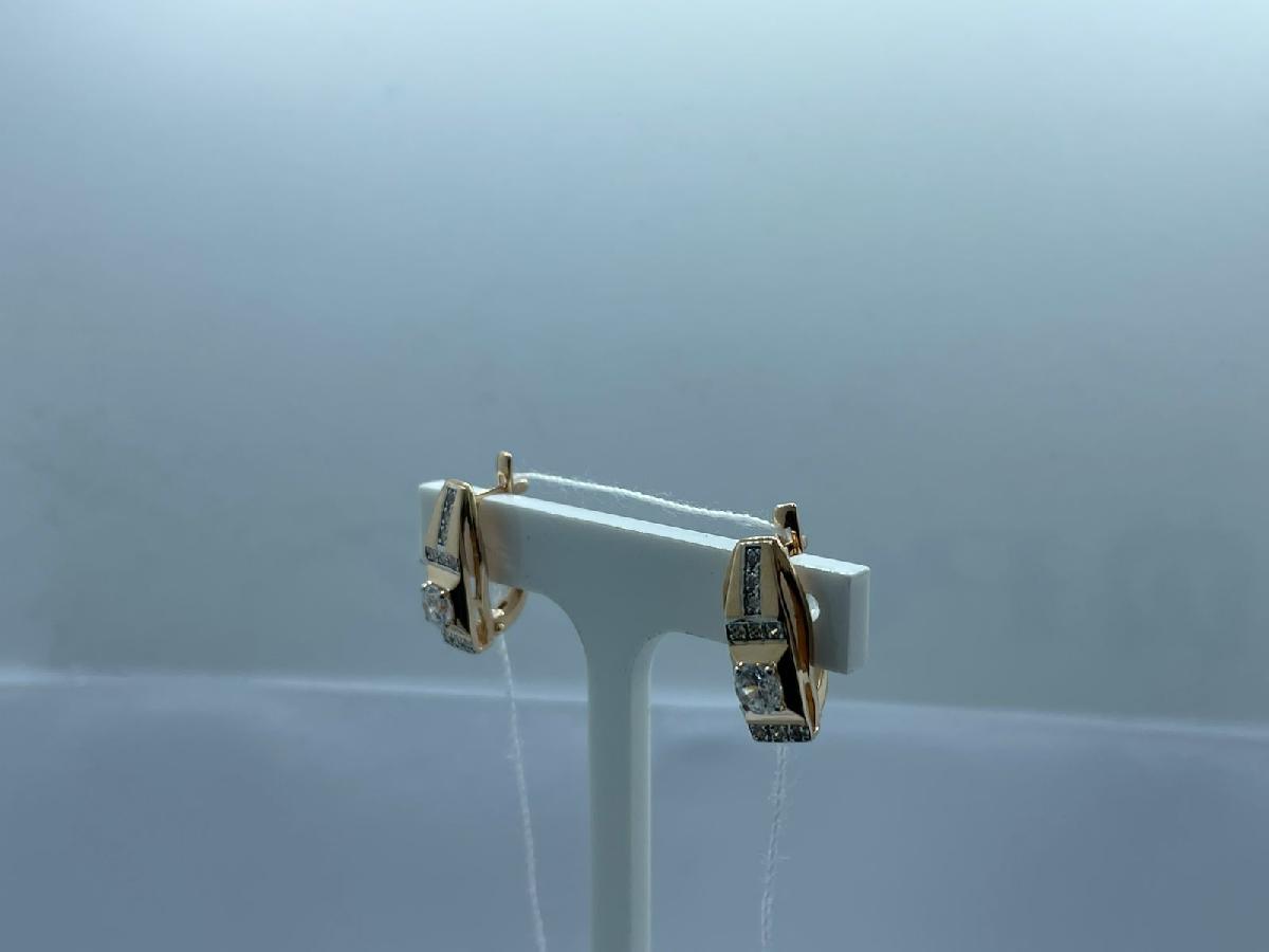 СЕРЬГИ С КАМНЯМИ (Au 585)