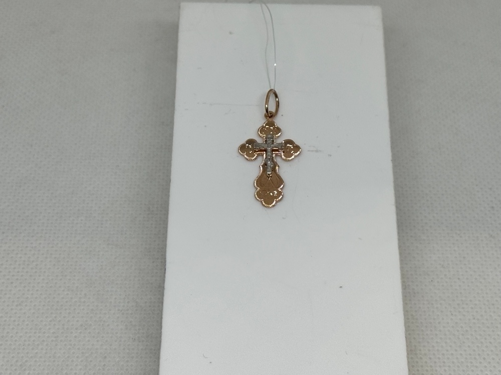 ПОДВЕСКА КРЕСТ (Au 585)