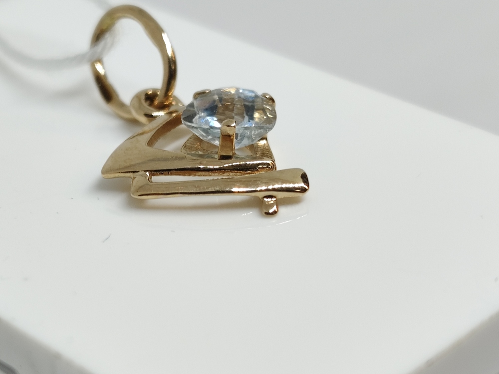 ПОДКМ585 ПОДВЕСКА С КАМНЕМ (Au 585)