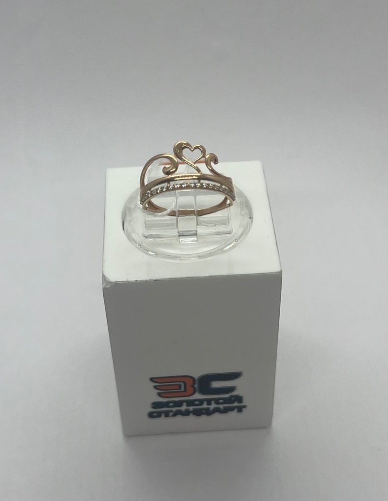 КОЛКМИ585 КОЛЬЦО С КАМНЯМИ (Au 585)
