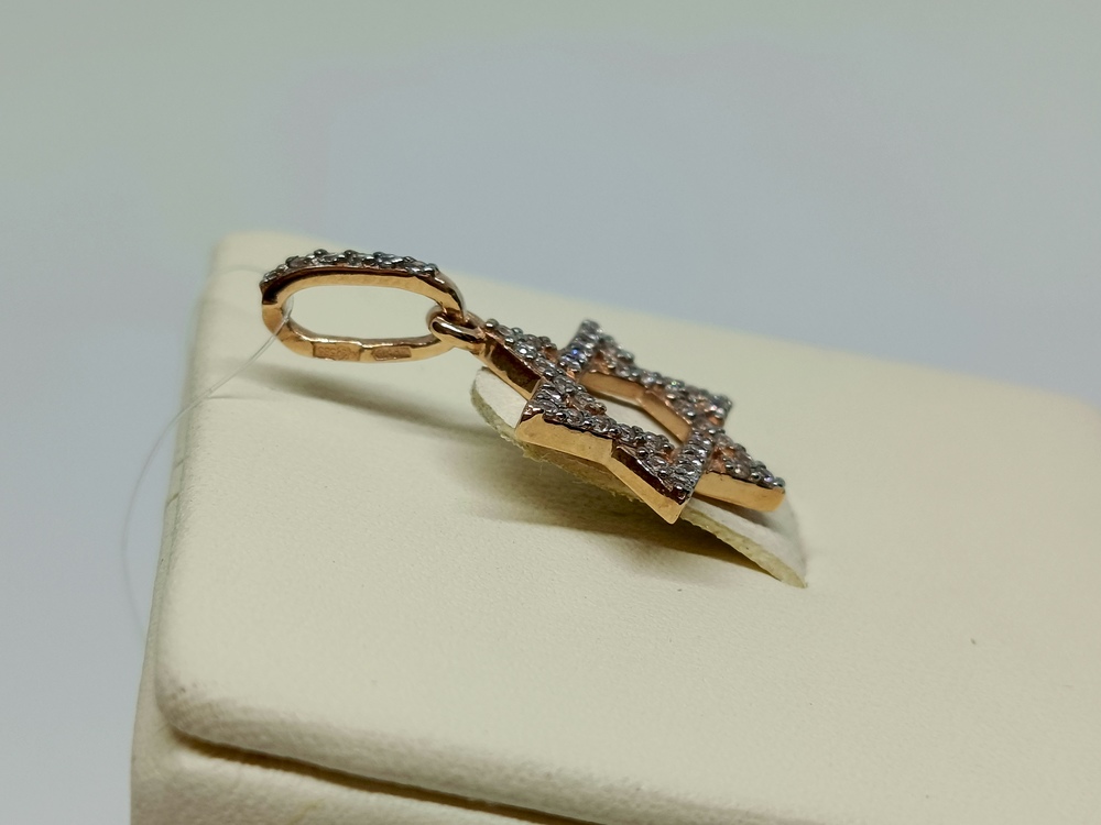 851062-1 ПОДВЕСКА С КАМНЯМИ (Au 585) 851062-1 ПОДВЕСКА С КАМНЯМИ (Au 585)