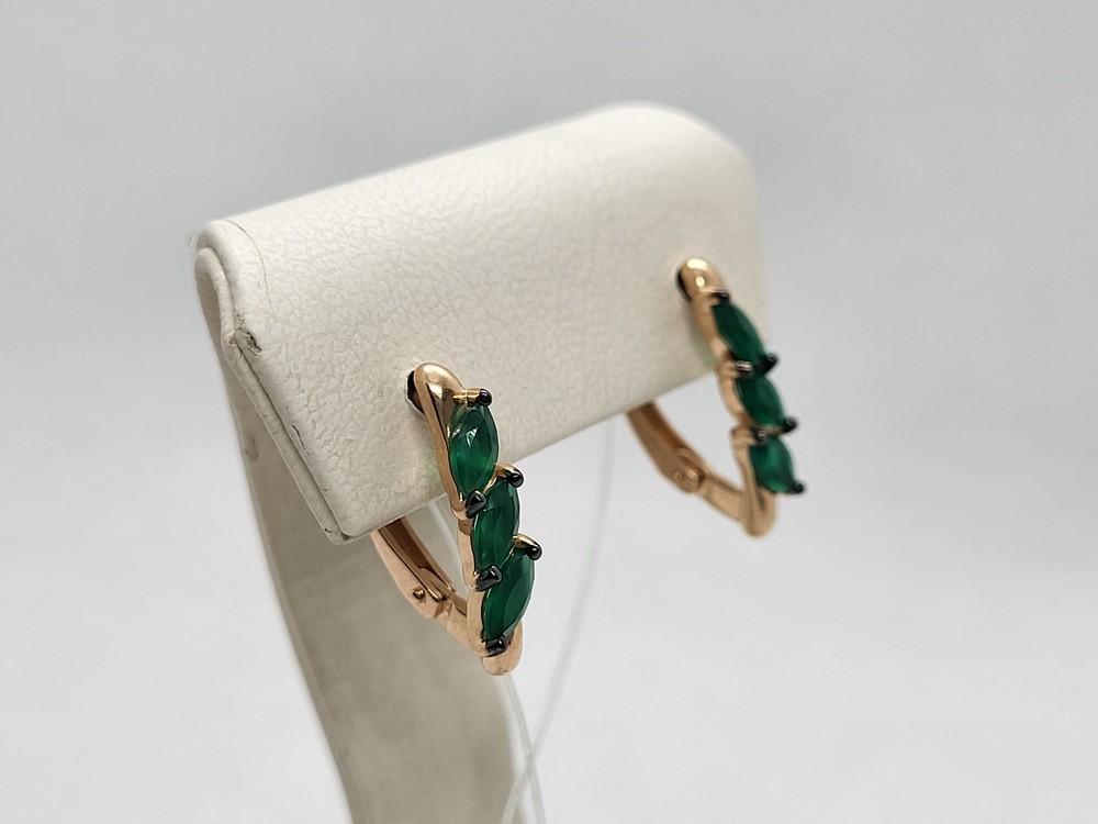 СЕРЬГИ С КАМНЯМИ (Au 585)