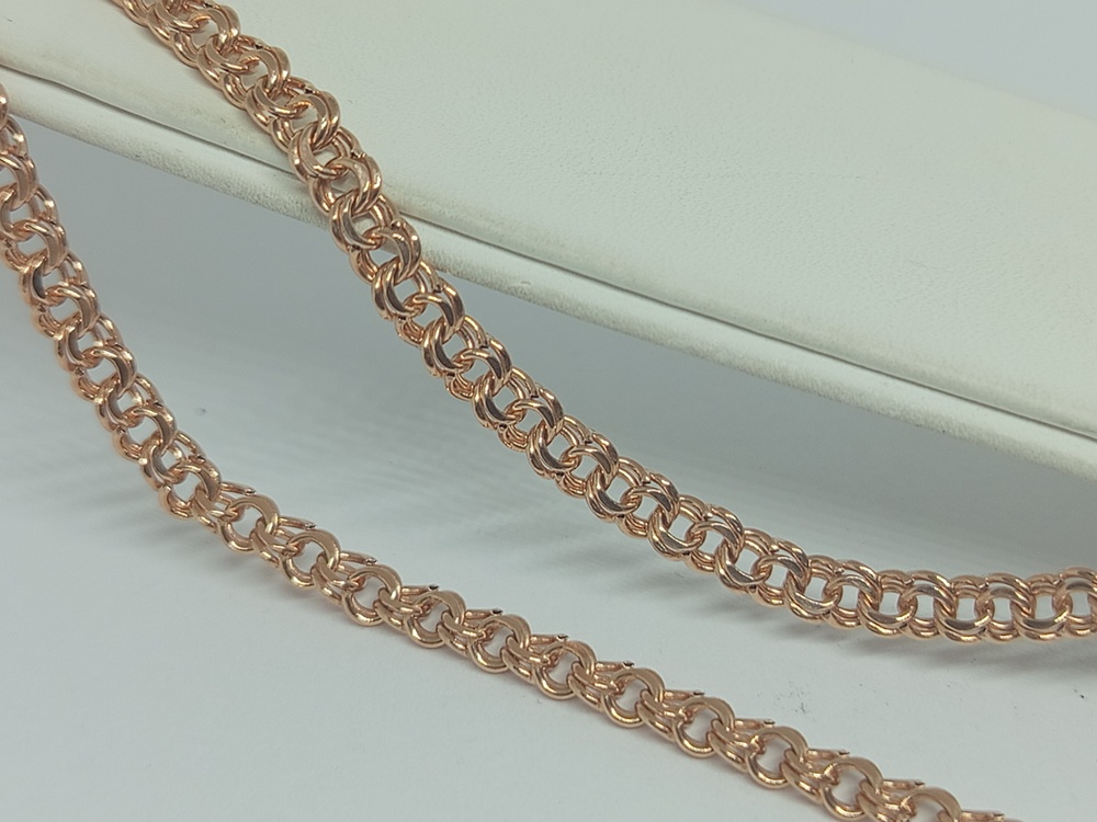 ЦЕПЬ ПУСТОТЕЛАЯ Бисмарк (Au 585)