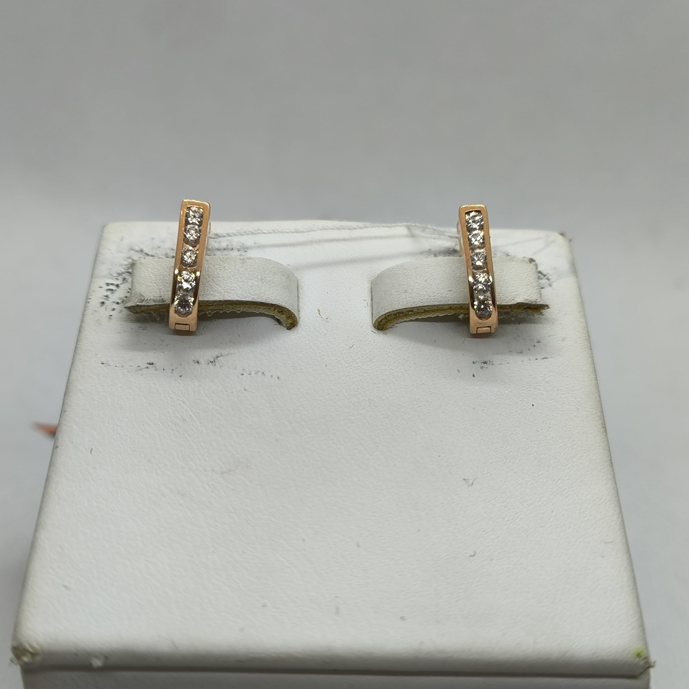 СЕРЬГИ С КАМНЯМИ (Au 585)