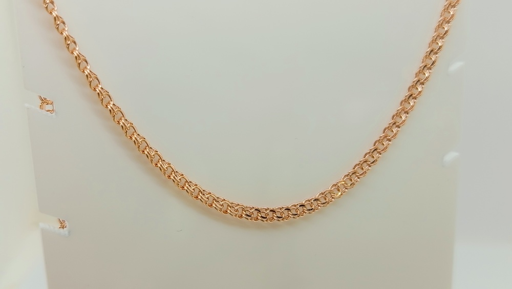 ЦЕПЬ ПУСТОТЕЛАЯ Бисмарк (Au 585)