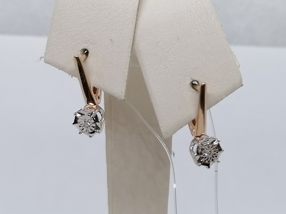 СЕРЬГИ БРИЛЛИАНТ (Au 585)