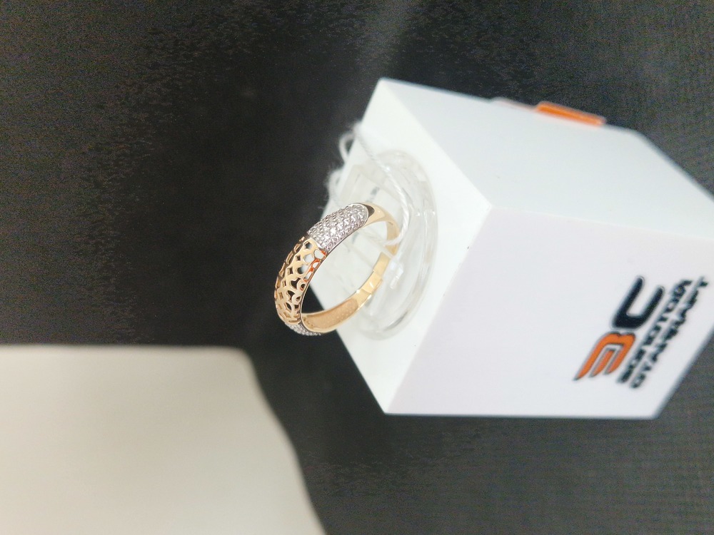 КОЛКМИ585 КОЛЬЦО С КАМНЯМИ (Au 585)