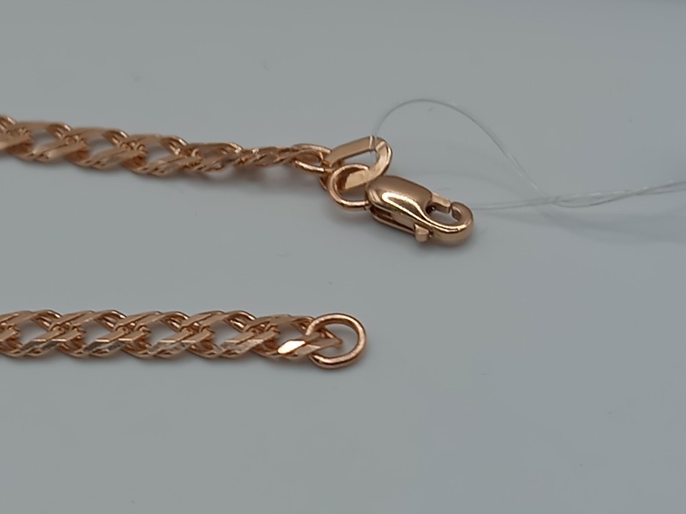 БРАСЛЕТ ПОЛНОВЕСНЫЙ Ромб двойной (Au 585)