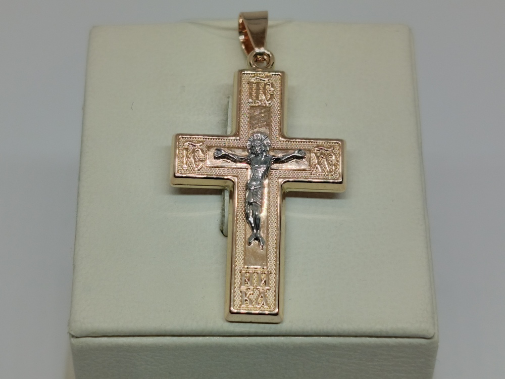 ПОДВЕСКА КРЕСТ без камня (Au 585)