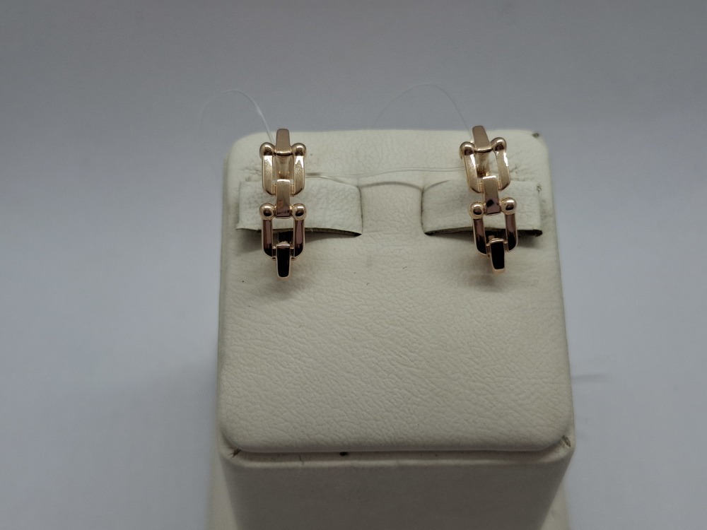 СЕРЬГИ БЕЗ КАМНЯ (Au 585) СЕРЬГИ БЕЗ КАМНЯ (Au 585)