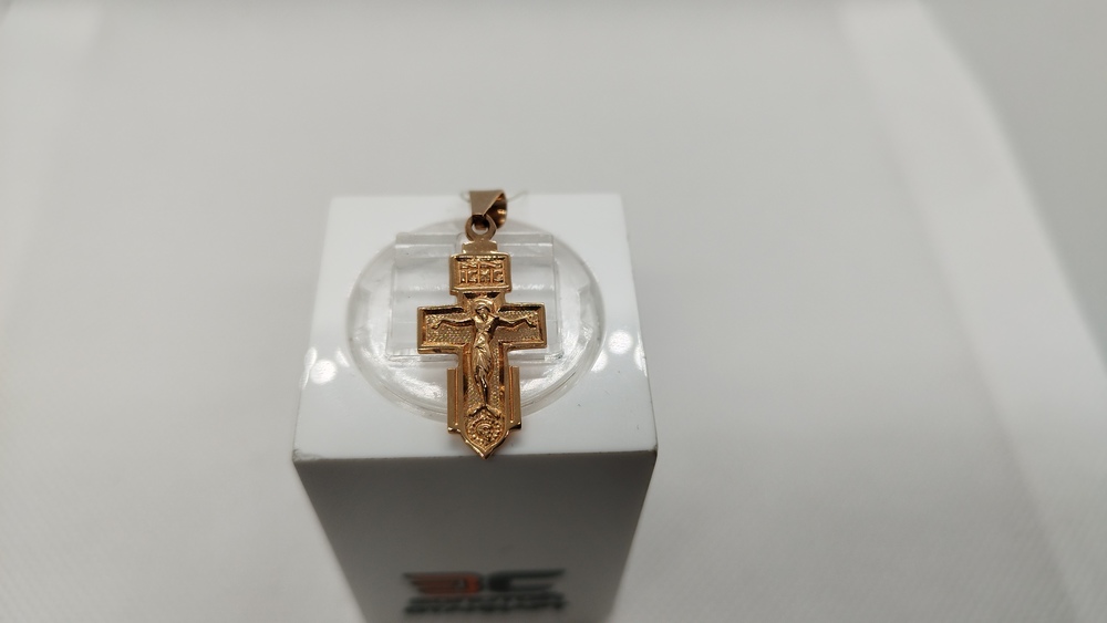 ПОДВЕСКА КРЕСТ без камня (Au 585)