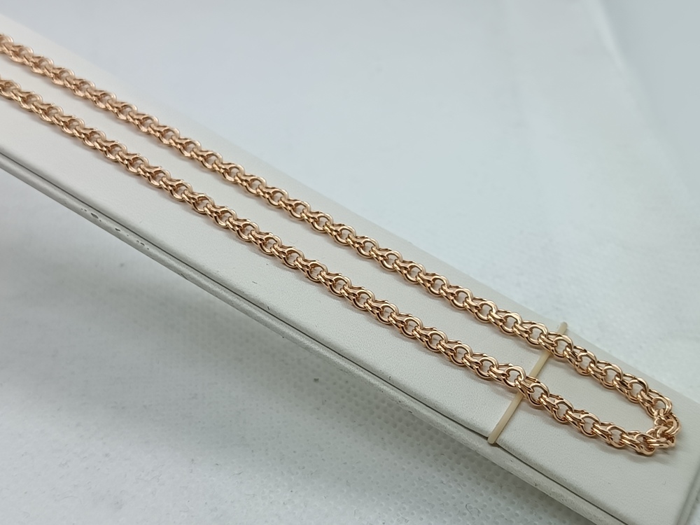 ЦЕПЬ ПУСТОТЕЛАЯ Бисмарк (Au 585)