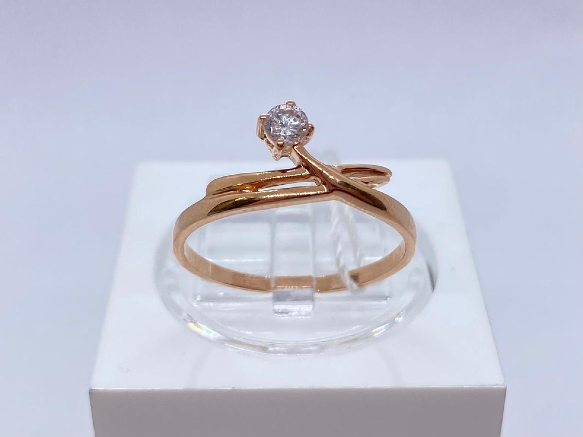 КОЛЬЦО С КАМНЕМ (Au 585)