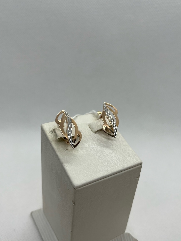 СЕРЬГИ БЕЗ КАМНЯ (Au 585)