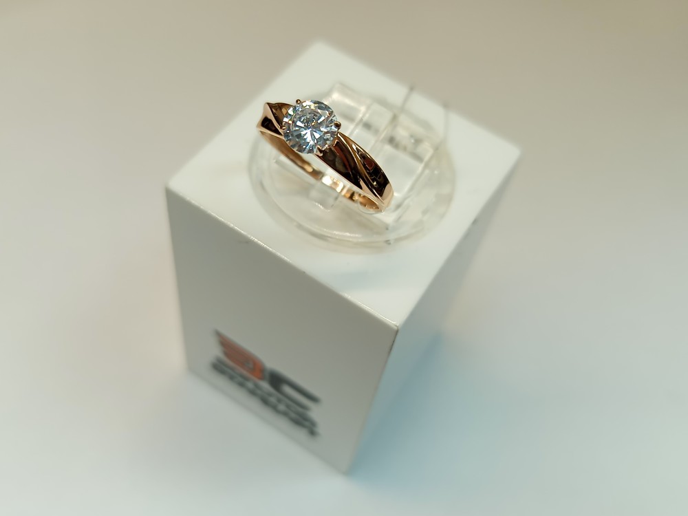 КОЛЬЦО С КАМНЕМ (Au 585)