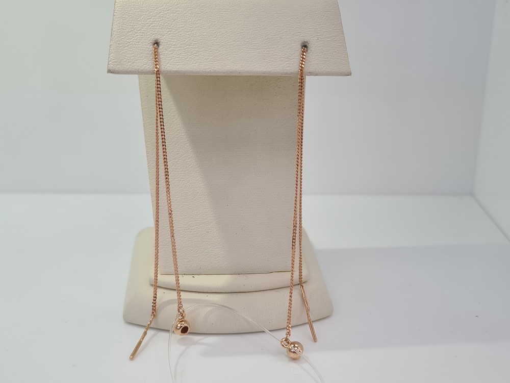 51-123-00661-1 СЕРЬГИ ПРОДЕВКИ без камня (Au 585)