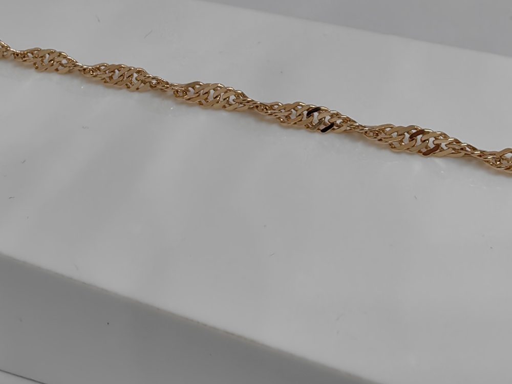 БРАСЛЕТ ПОЛНОВЕСНЫЙ Сингапур Au 585