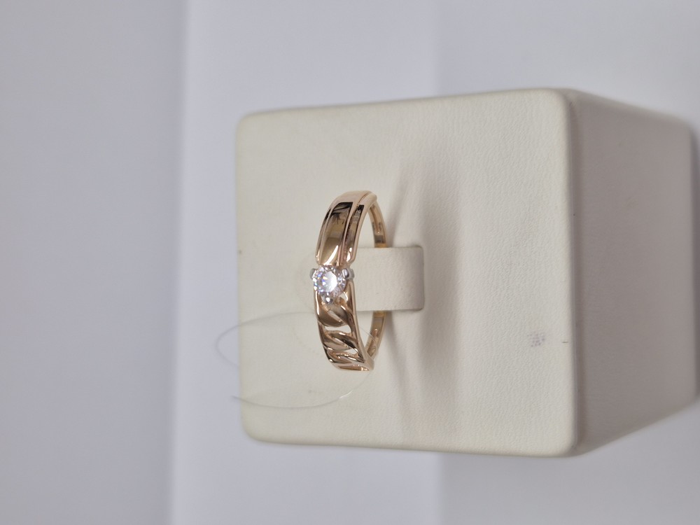 КОЛЬЦО С КАМНЕМ (Au 585)