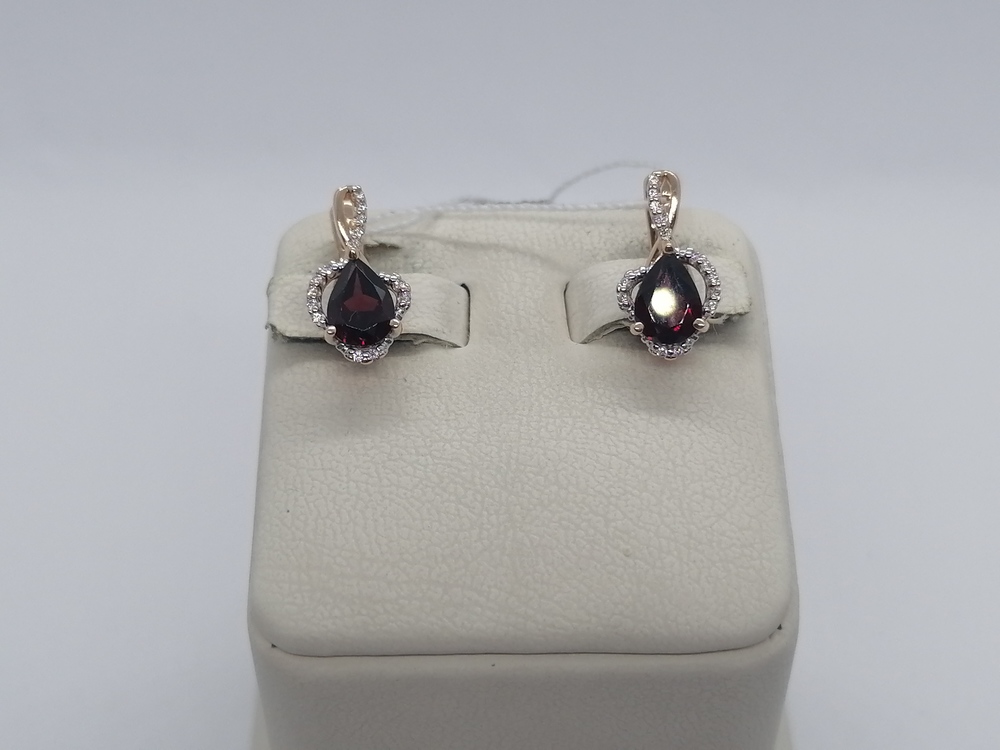 СЕРЬГИ С КАМНЯМИ (Au 585)