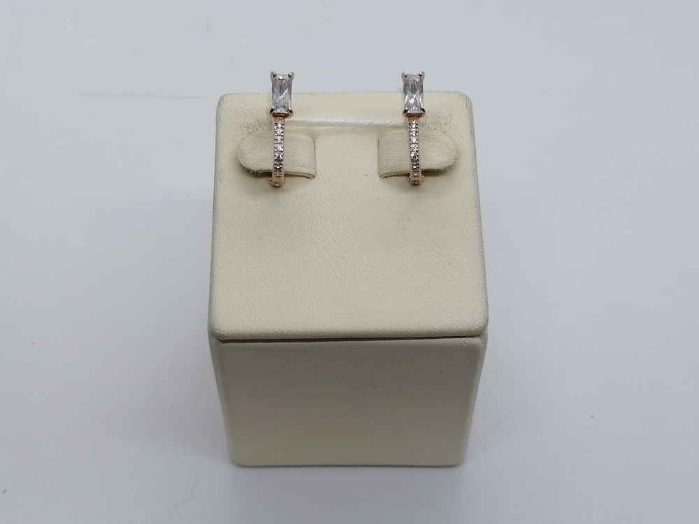 СКМИ585 СЕРЬГИ С КАМНЯМИ (Au 585)