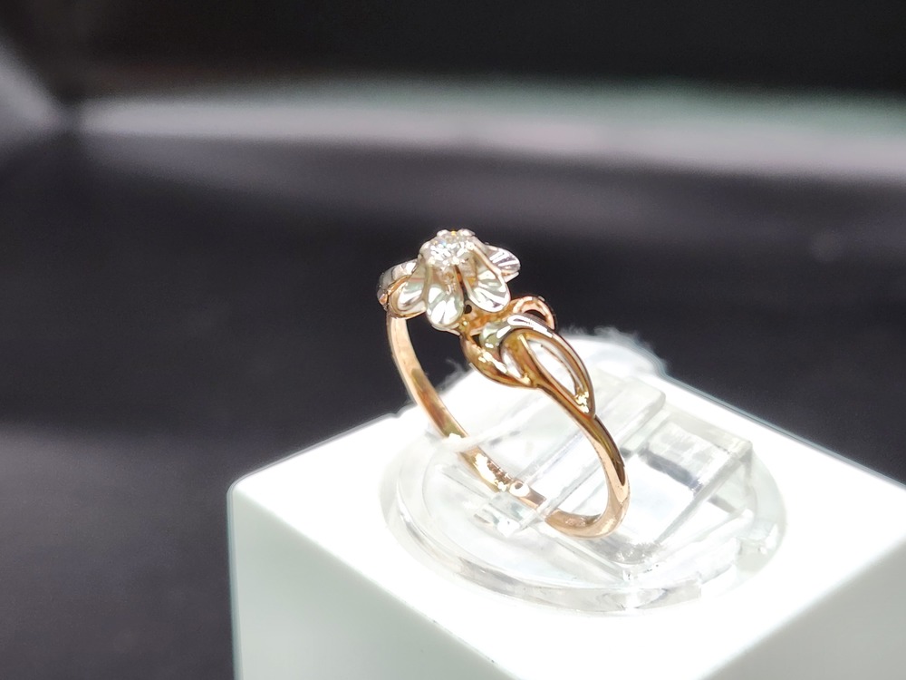 КОЛЬЦО БРИЛЛИАНТ Au 585