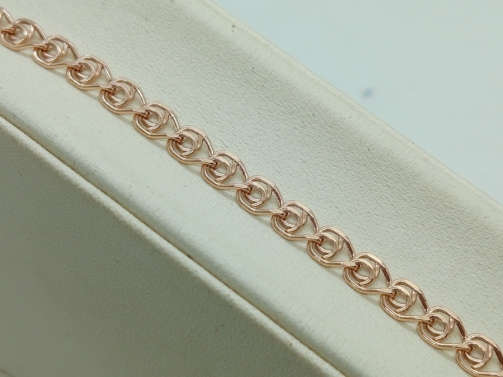 БРАСЛЕТ ПУСТОТЕЛЫЙ Лав (Au 585)