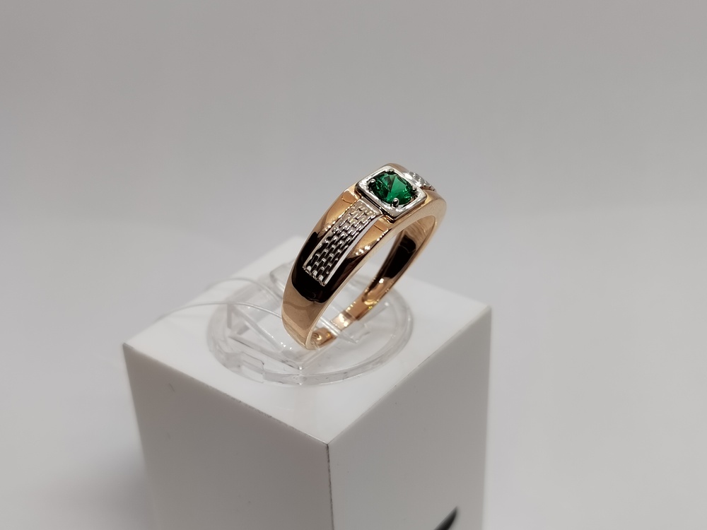 КОЛЬЦО ПЕЧАТКА с камнем (Au 585)