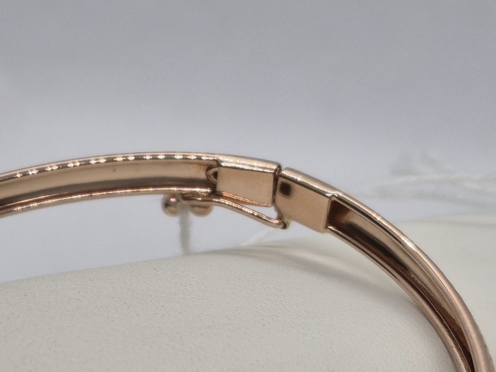 БЖГ585 БРАСЛЕТ ЖЕСТКИЙ ГЛАДКИЙ (Au 585)