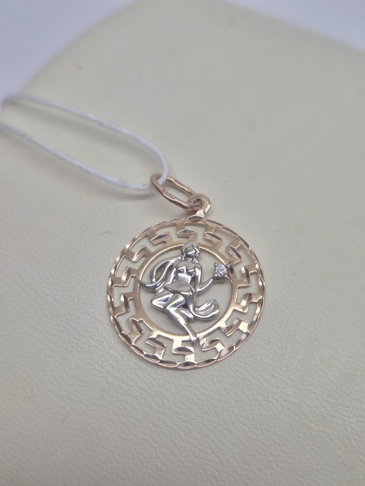 ПОДВЕСКА ЗНАК ЗОДИАКА ДЕВА Au 585