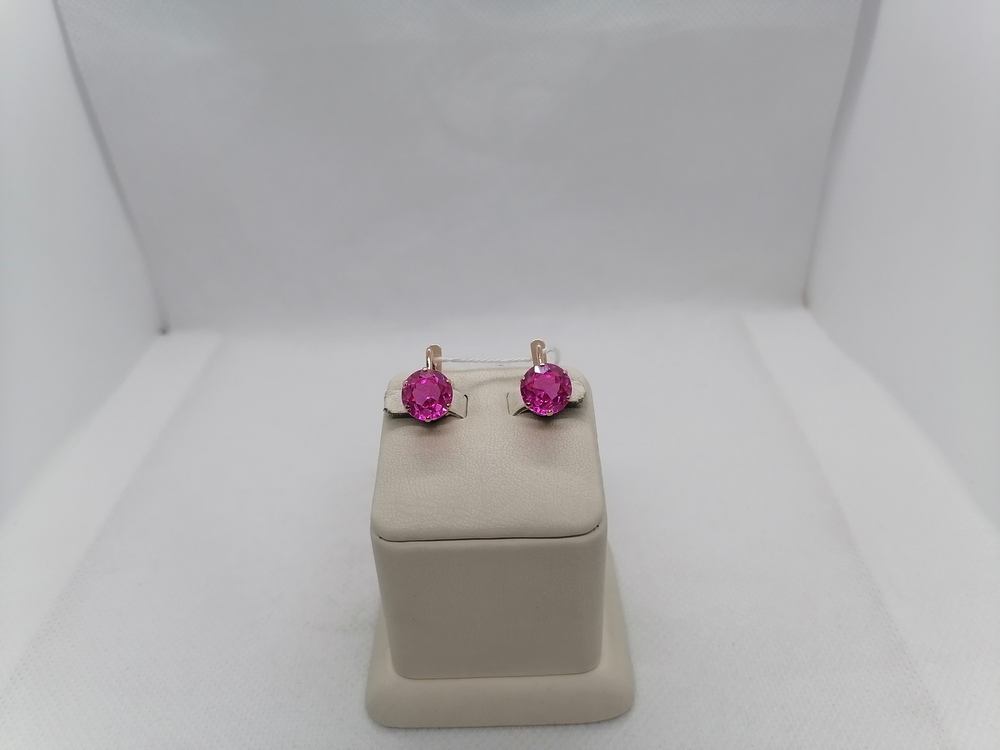 СЕРЬГИ С КАМНЕМ (Au 583)