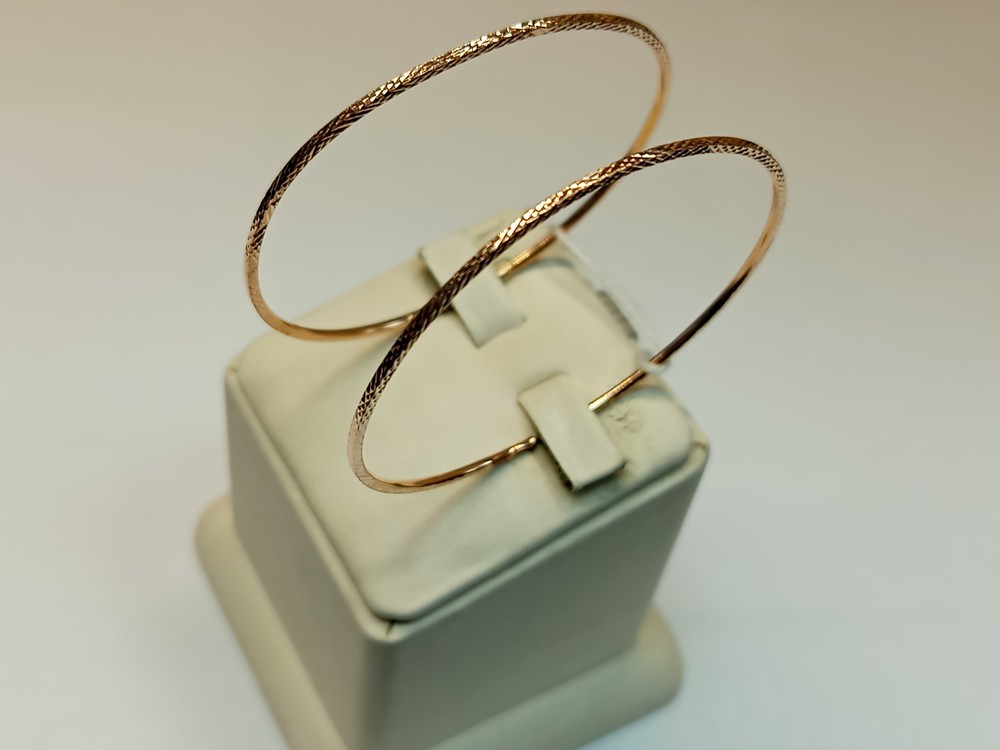 СКОН585 СЕРЬГИ КОНГО (Au 585)