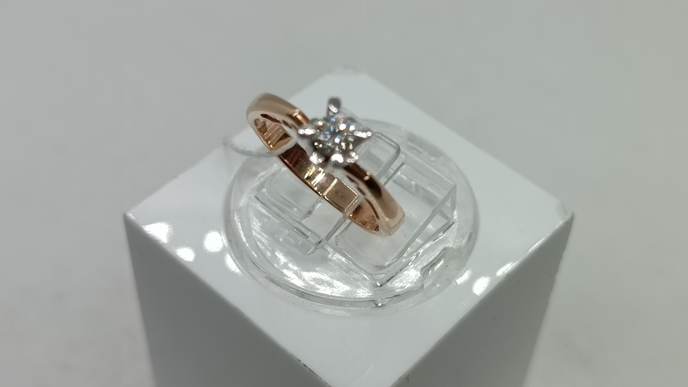 КОЛЬЦО БРИЛЛИАНТ Au 585