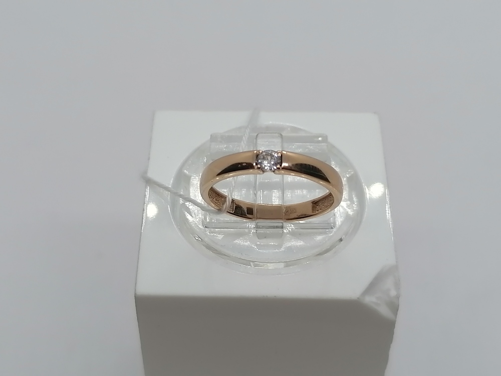 КОЛКМ585 КОЛЬЦО С КАМНЕМ (Au 585)