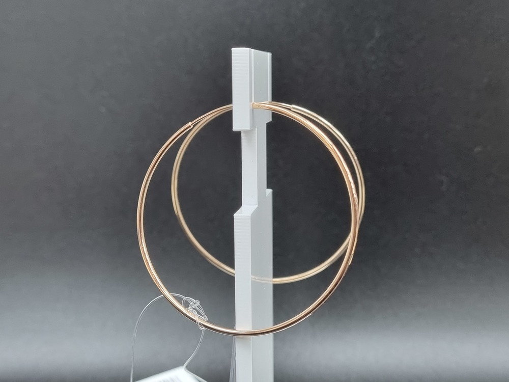 СЕРЬГИ КОНГО без камня (Au 585)