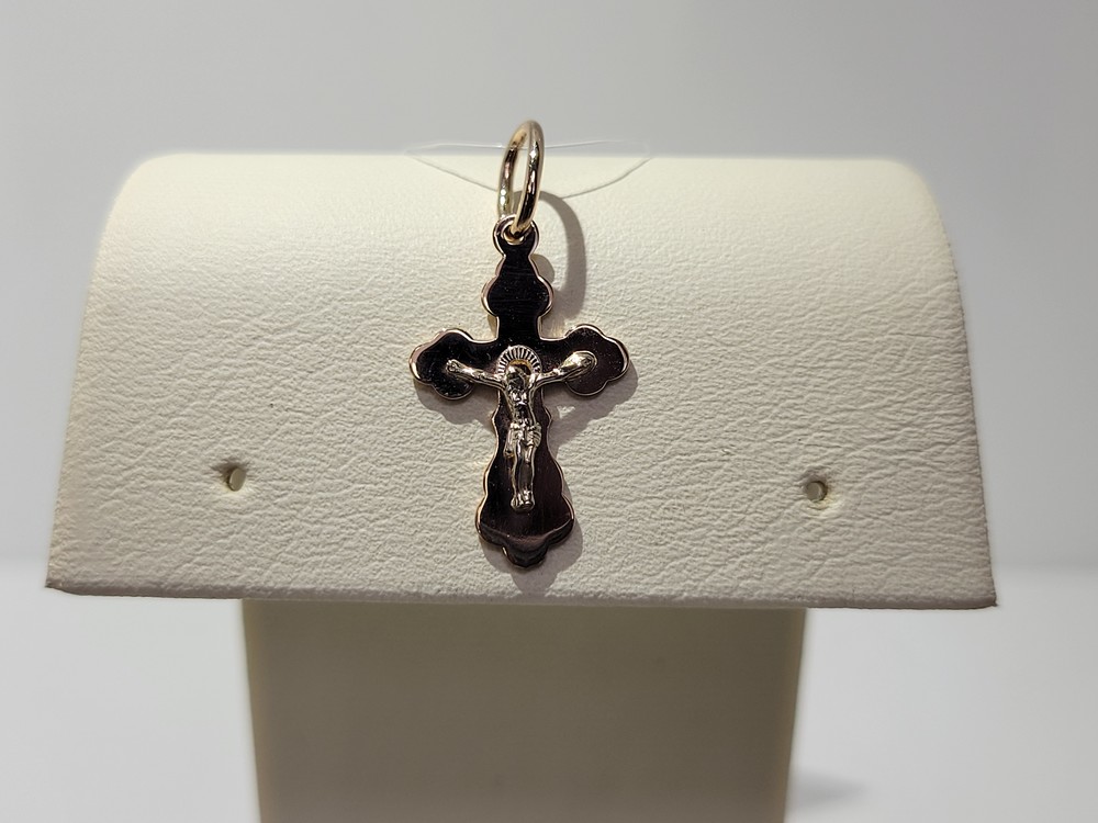 ПОДВЕСКА КРЕСТ без камня (Au 585)