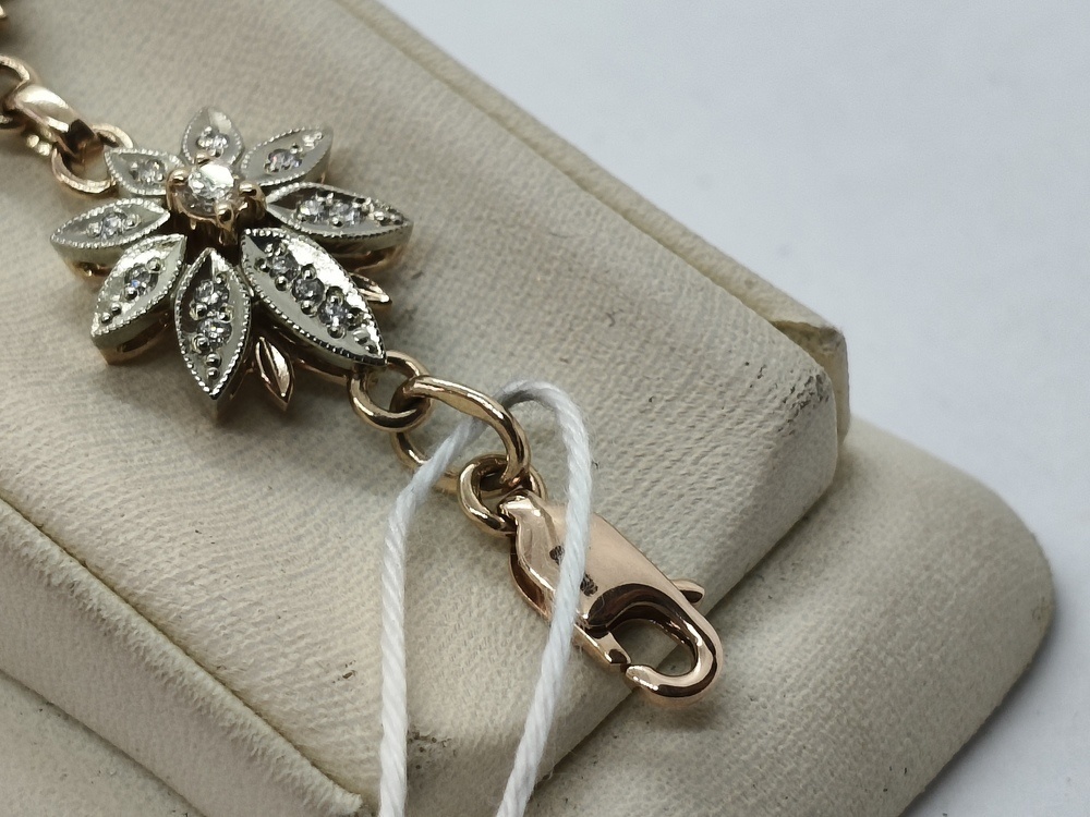 БРАСЛЕТ БРИЛЛИАНТ Au 585