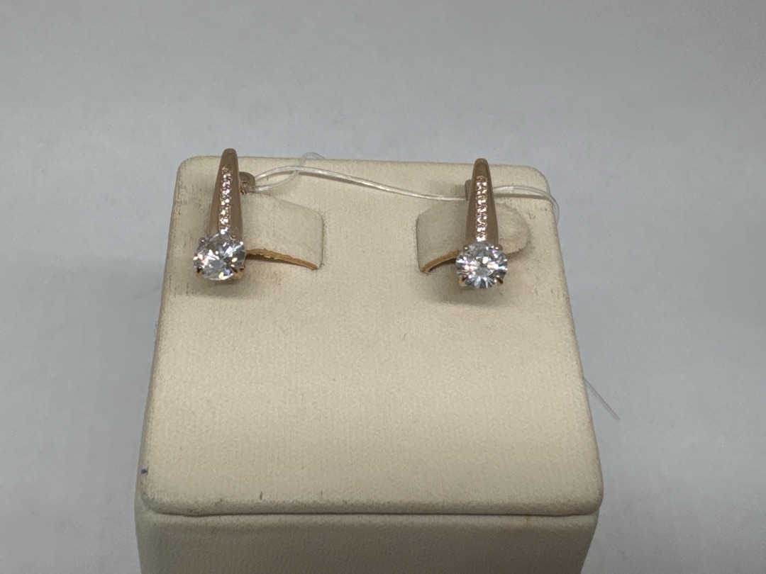 СЕРЬГИ С КАМНЯМИ (Au 585)