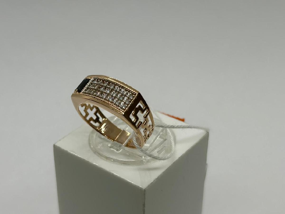 ПЕЧАТКА С КАМНЯМИ (Au 585)