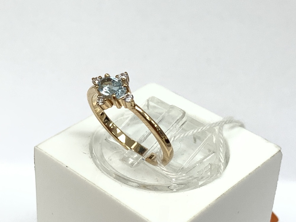 КОЛКМИ585 КОЛЬЦО С КАМНЯМИ (Au 585)