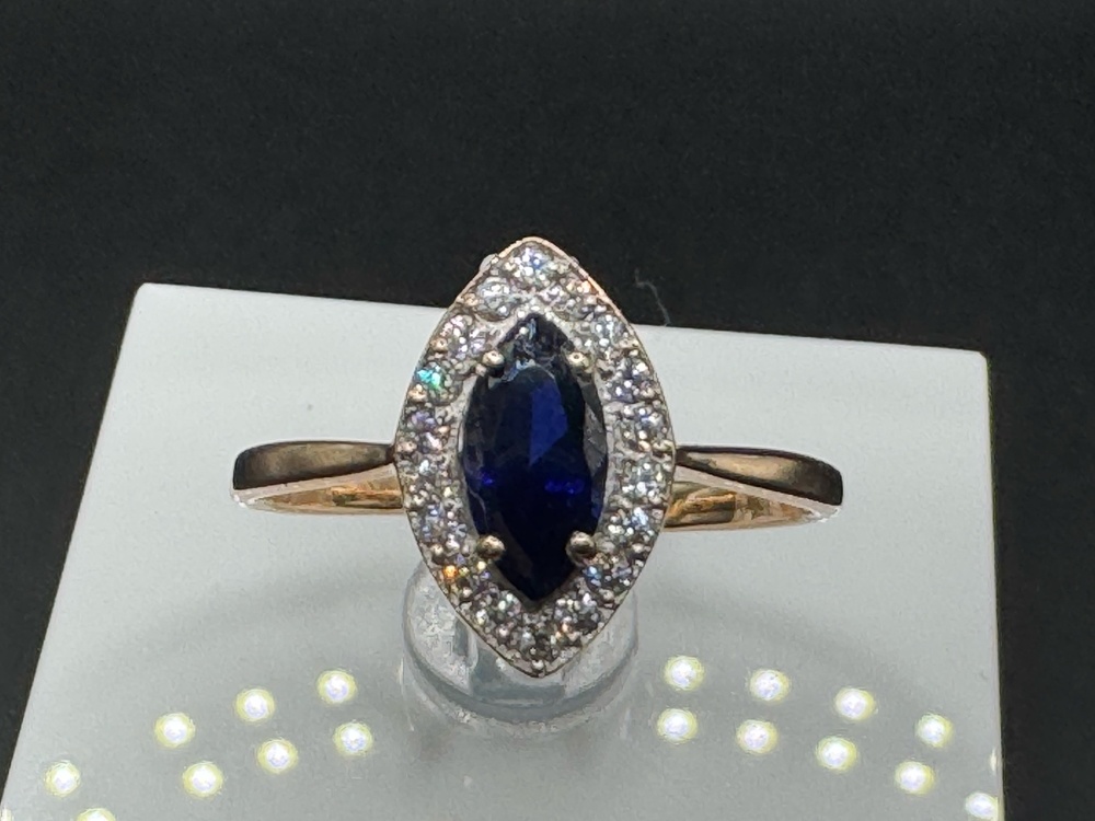 КОЛКМИ585 КОЛЬЦО С КАМНЯМИ (Au 585)