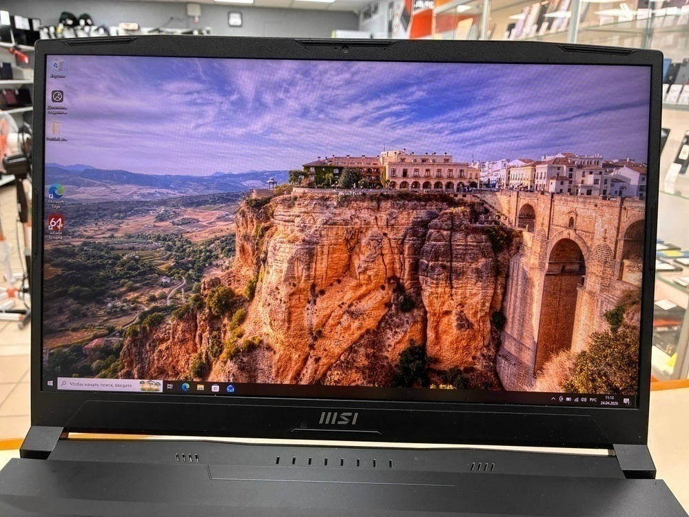 Ноутбук MSI; Core I5-12450H, GeForce RTX 3050, 16 Гб, 480 Гб, Нет