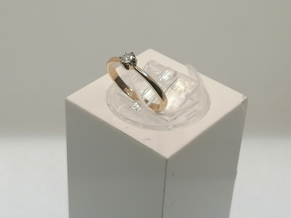 КОЛЬЦО БРИЛЛИАНТ Au 585