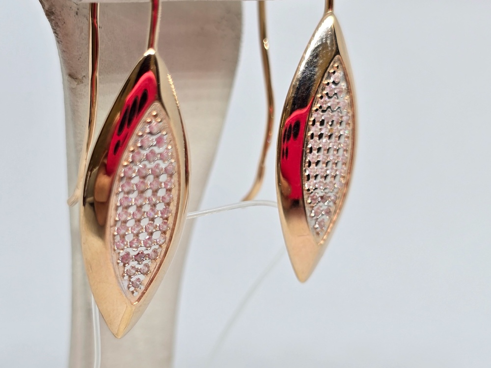 21049 СЕРЬГИ С КАМНЯМИ (Au 585)