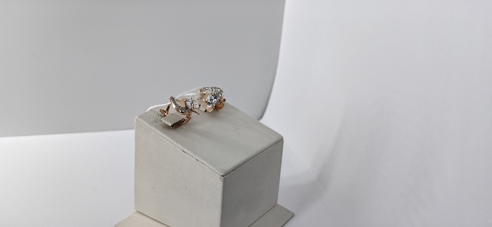 СЕРЬГИ С КАМНЯМИ (Au 585)