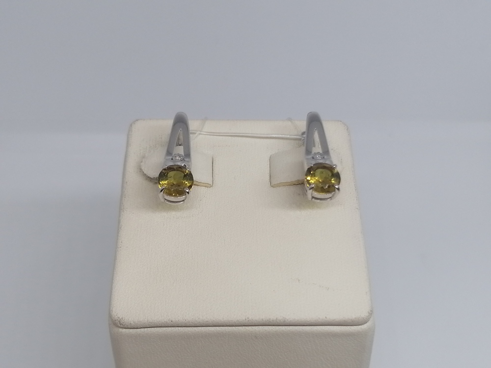 СЕРЬГИ БРИЛЛИАНТ (Ag 925)